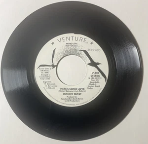 DONNY MOST Here's Some Love 1978 V-101 Promo NFS Venture Records Mono/Stereo - Picture 1 of 5