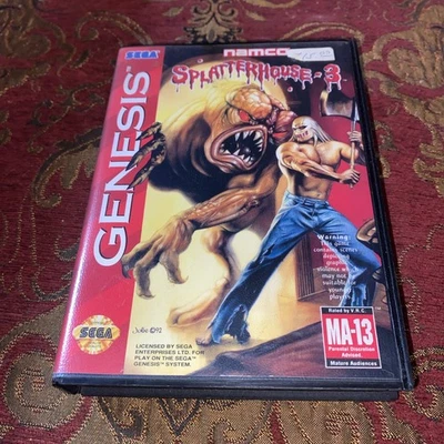 Splatterhouse 3 (Sega Genesis, 1993) Completo con Caja y Manual Foto 1 de 4