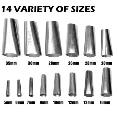 14X  Stainless Steel Perfect Caulking Nozzle Applicator Sealant/Finishing Tool - Image 1 of 4