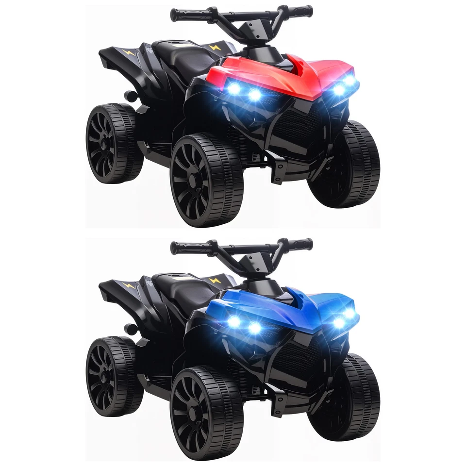 AIYAPLAY Quad Elettrico per Bambini 3-8 Anni 6V con Fari LED e Musica - Immagine 1 di 1