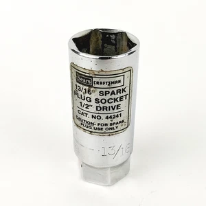 Craftsman 1/2" Drive 13/16" SAE 6-Point Spark Plug Socket G-44241 - Made in USA - Picture 1 of 4