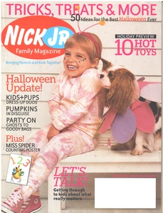 NICK JR FAMILY Magazine October 2005 Halloween Tricks Treats Kid Dog Costumes - Bild 1 von 4