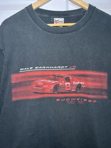 Vintage Nascar Dale Jr Earnhardt Shirt Herren schwarz T-Shirt Größe L Y2K - Bild 1 von 5