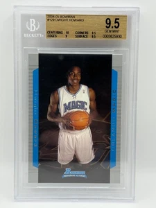 Tarjeta de novato Bowman Dwight Howard 2004-05 #129 BGS 9,5 gema como nueva - radiocontrol Orlando Magi - Imagen 1 de 2