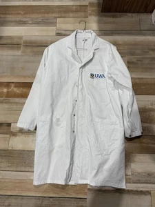 Unisex Medium Lab Coat with University of Western Australia (UWA) Branding - Picture 1 of 8