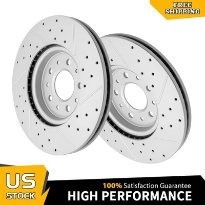 Rotores perforados delanteros para Buick LaCrosse Chevy Equinox GMC Terrain 2018-2021 Foto 1 de 4