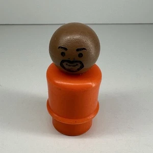 Vintage Fisher Price Little People Sesame Street Gordon Figure - Picture 1 of 5