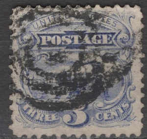 SC# 114 - 1869 Pictorial Issue - 3¢ Locomotive - Used - Picture 1 of 1