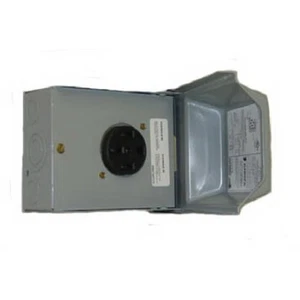 GE Energy U054P Midwest Electric 50A- 120 & 240V- Outdoor Raintite Receptacle... - Picture 1 of 1