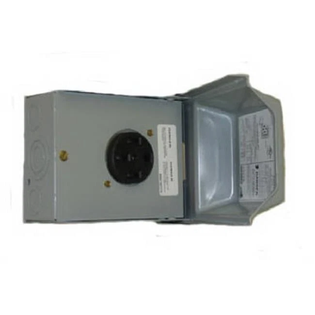 GE Energy U054P Midwest Electric 50A- 120 & 240V- Outdoor Raintite Receptacle... - Image 1 of 1