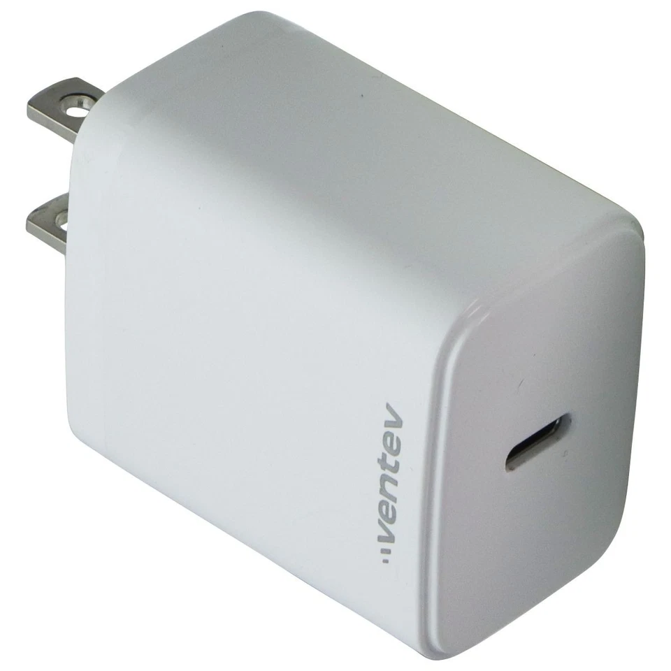 Ventev 20W Single Port USB-C Ultra Fast Wall Charger - White - Image 1 of 4