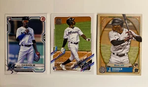 (3) Jazz Chisholm /SS Rookie Cards | 2021 Topps Series 2, Gypsy Queen, Bowman - Picture 1 of 9