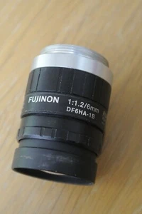 Fujinon DF6HA-1B 1:1.2/6MM C mount cine lens - Picture 1 of 4