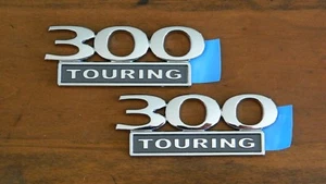 (2) OEM Mopar Chrysler "300 TOURING" Emblems, Never Used (READ), #04806205AA - Picture 1 of 6