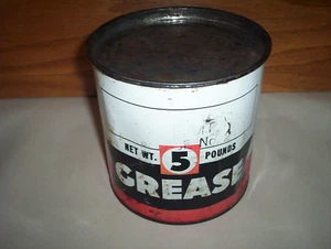 Vintage 5LB Grease Can Tin : "Lubricant of the Modern Machine" (Canco Can) - Bild 1 von 12