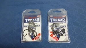 Eagle Claw Trokar TK6191-2/0 nicht versetzte Angelhaken, 10CT x 2 - Bild 1 von 2