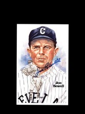 Joe Sewell Hand Signed Perez Steele Hall Of Fame Postcard  Autograph