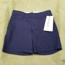 Cat & Jack Girls New School Uniform Shorts Blue size 4T Nwt