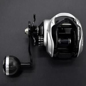 Carrete de baitcasting serie 400 10+1 BB 7,3:1 alta velocidad mano izquierda pesca de agua salada - Imagen 1 de 9