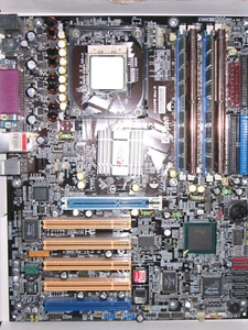 AOPEN AX4SPE MAX II retro RARE motherboard with P4 3GHz/4 GB RAM/Radeon 9550 - Picture 1 of 6