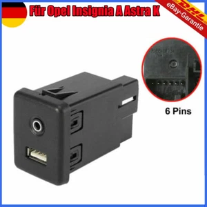 USB & AUX Buchse Anschluss Stecker 13599456 Passt Für Opel Insignia A Astra K - Bild 1 von 10