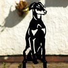 Lurcher Dog Statue Garden Ornaments Home Decoration Themed Figurine Gift Items