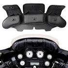 Engine Windshield Saddle PU LEAther 3 Bags Fairing Bag for