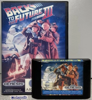 Back to the Future Part III 3 Sega Genesis With Case & Cartridge - No Manual -GC - Image 1 of 4