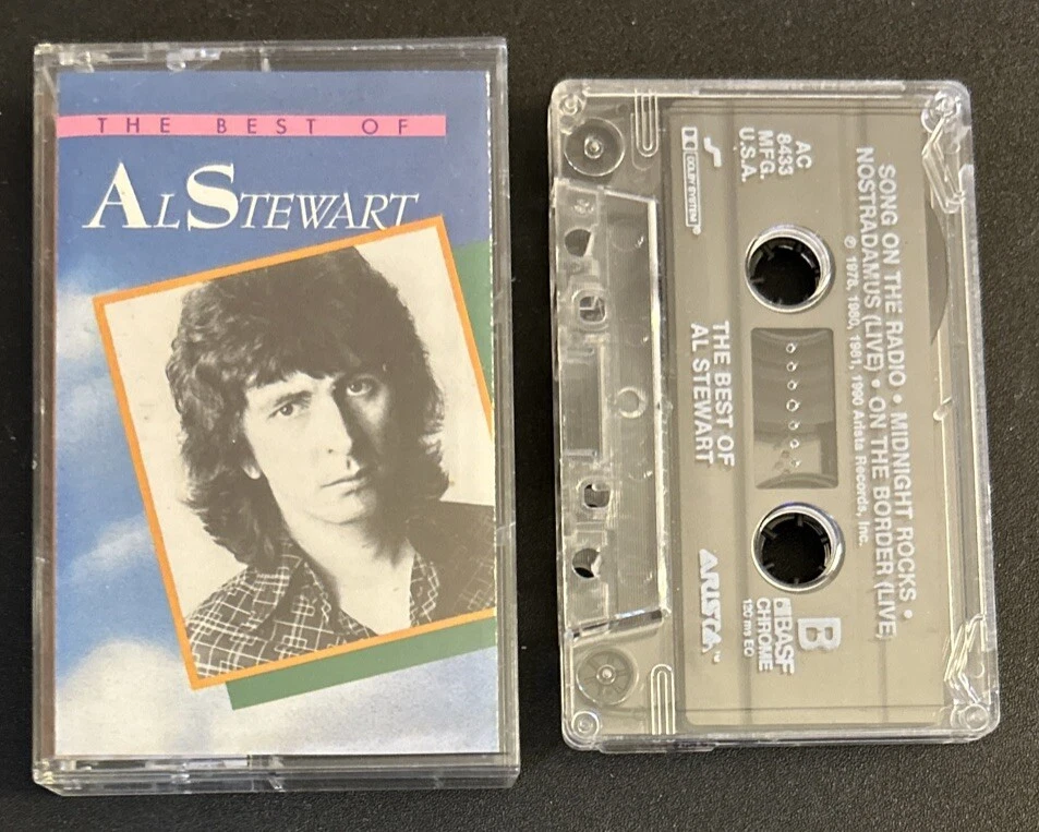 Best Of Al Stewart AC8433 Cassette Tape (Arista 1990 Used) Foto 1 de 4