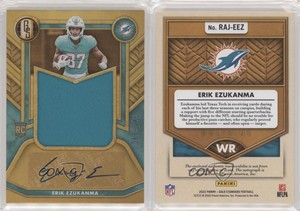2022 Panini Gold Standard Jersey Jumbo /149 Erik Ezukanma Rookie Auto RC