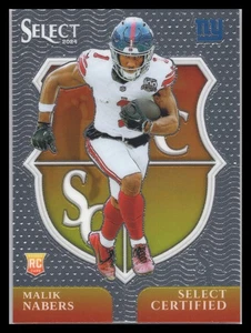2024 Select Football #6 Malik Nabers Select Certified RC New York Giants - Picture 1 of 2