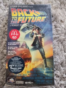 BACK TO THE FUTURE VHS TAPE Hype Stickers McDonald's Promo Inserts - Picture 1 of 5