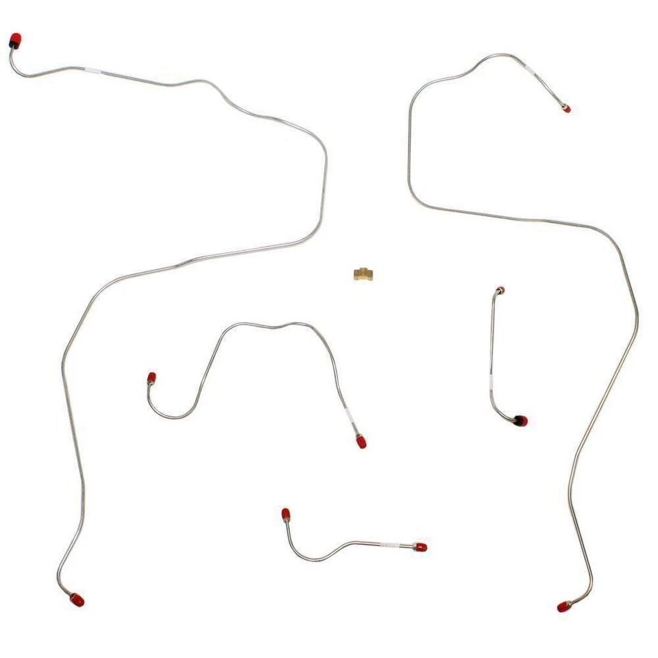 Kit de línea de freno delantero acero para Ford E-150 Econoline 1997-00-IKT0001OM Foto 1 de 1