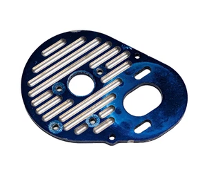 Team Associated 1770 FT Milled Motor Plate Blue Factory Team B4 T4 SC10 - Picture 1 of 3