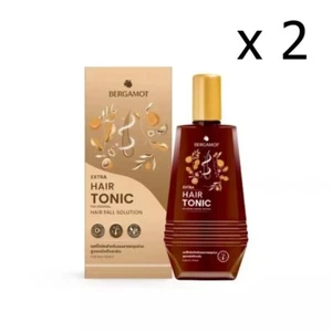 2 x Bergamot 200ml Extra Hair Tonic for Oily Scalp Reduce Hair Loss - Picture 1 of 4