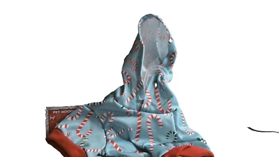 Dog Christmas Hoodie Sweater Candy Cane Cutie Size Small NWT Foto 1 de 4