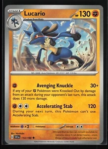 LUCARIO Scarlet & Violet #114 SVI(NM+)(PKM) - Picture 1 of 1