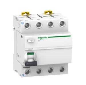Schneider Residual Current Circuit Breaker A9R21440 Acti9 iID - 4P, 40A, Type A, 30mA - Picture 1 of 1