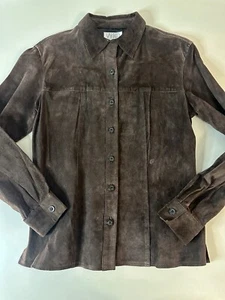 Vakko Sport Suede Womens Jacket Size Medium - Picture 1 of 13