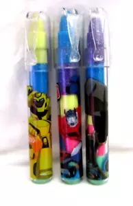 3 Transformers different colored 4.5" Stackable Scented Pen Erasers-Brand New! - Picture 1 of 1