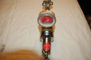 Oxweld Trimline Acetylen Regler R-76 15-025 mit Messing Absperrventil - Bild 1 von 5
