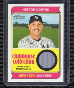 2023 Topps Heritage Clubhouse Collection Relics CCR-NC Nestor Cortes N.Y Yankees - Bild 1 von 2