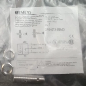 Siemens P&F 3RG4012-3GA33 Inductive Sensor 10-30 Vdc, 2 MM, NPN NC - Picture 1 of 2