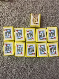 Tarjetas de juego en miniatura vintage novedad junior 11 barajas - Imagen 1 de 3