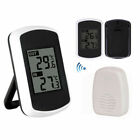 Digital Wireless Thermometer Weather Station Measurer Sensor Indoor Outdoor XL