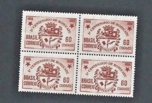 BRAZIL 1955 SG 925 - Block of 4 x 60c - CENTENARY OF BOTUCATU - MNH - Picture 1 of 1