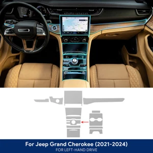 Interior Precut Paint Protection Film PPF TPU For Jeep Grand Cherokee 2021-2024 - Picture 1 of 11