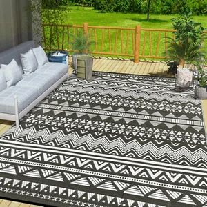 Patio Rugs Outdoor Waterproof 8'X10’ Rv Mat Reversible Outdoor Rug 8X10 Clearanc - Picture 1 of 12