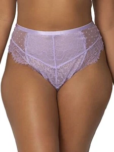 Smart & Sexy Damen Netz & Spitze hoch tailliert Tanga Flieder Iris XX-Large - Bild 1 von 2