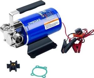 330GPH Portable Electric Water Transfer Removal Utility Pump w/ Suction Hose Kit - Picture 1 of 7